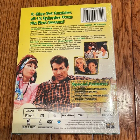 Married with Children Season 1 new in box DVDs - Picture 4 of 4